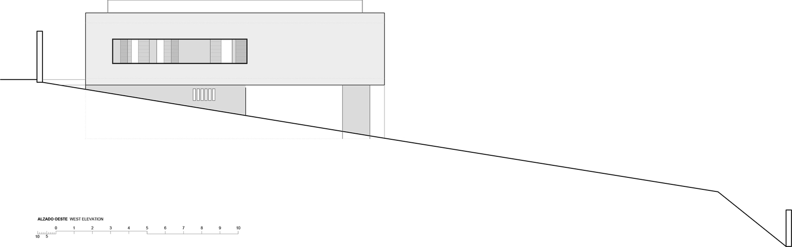 巴伦西亚丘陵景观中的白色棱镜住宅-71