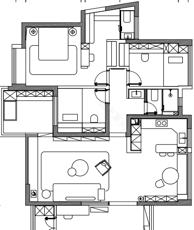 复古风情家居设计丨中山设计-7