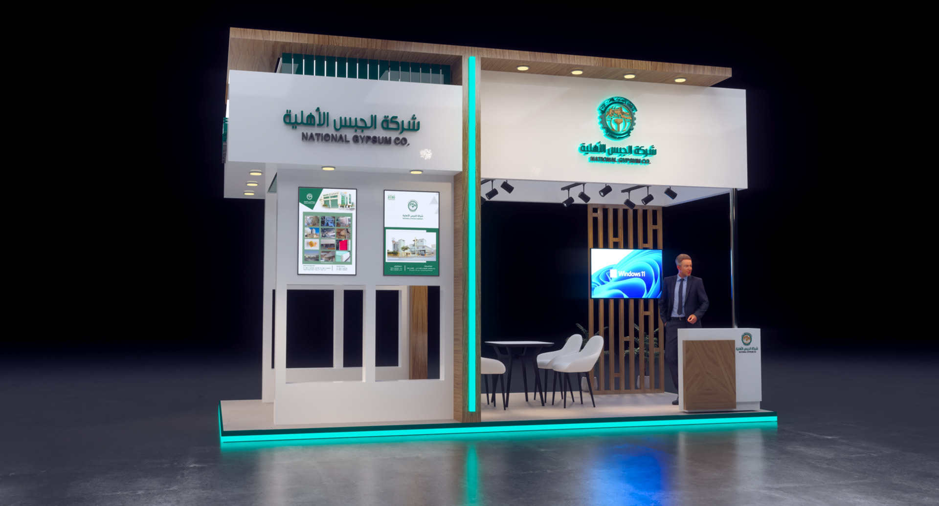 Gypsco exhibition- stand- booth- design - event - 3D-5