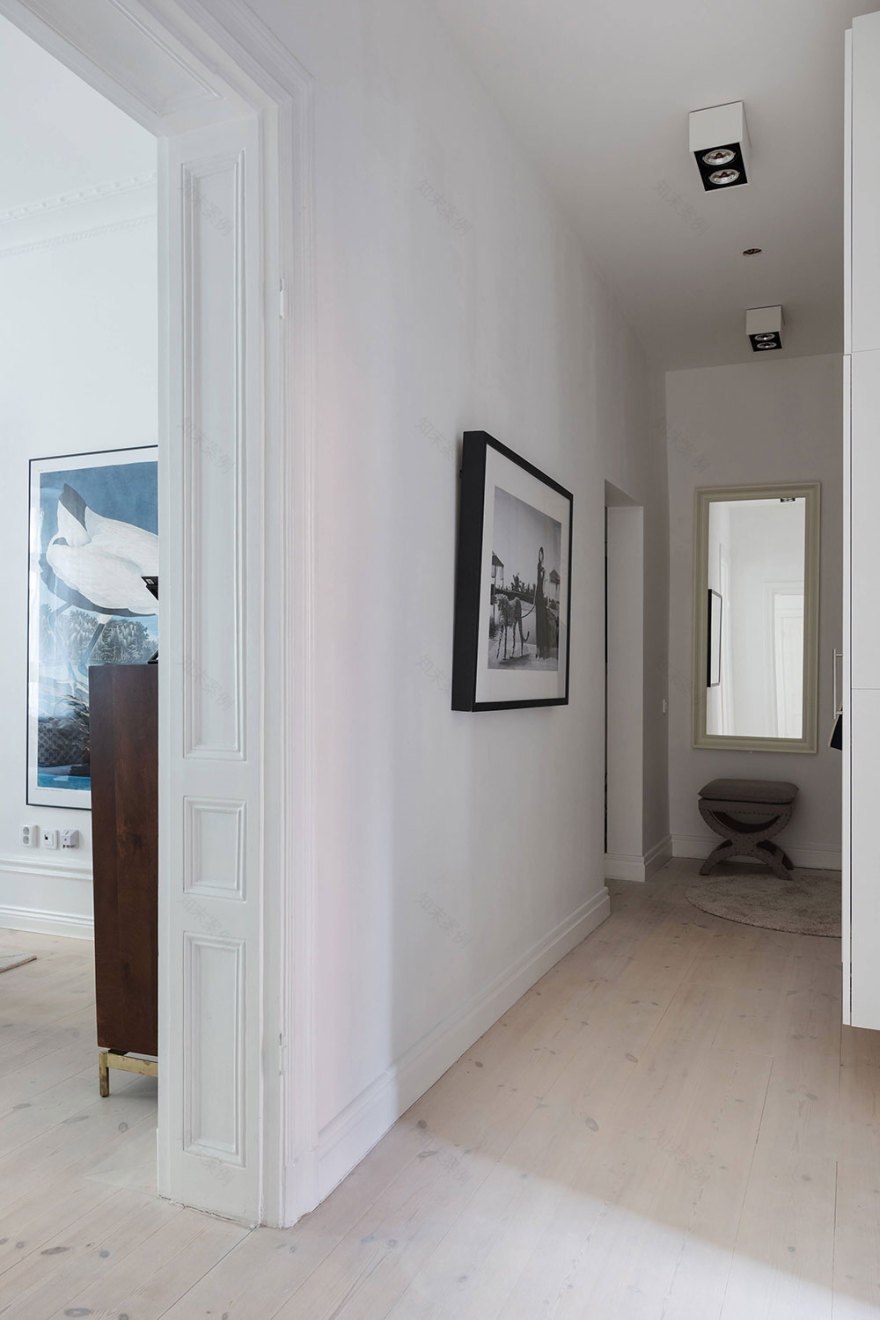 斯德哥尔摩白色优雅公寓-30