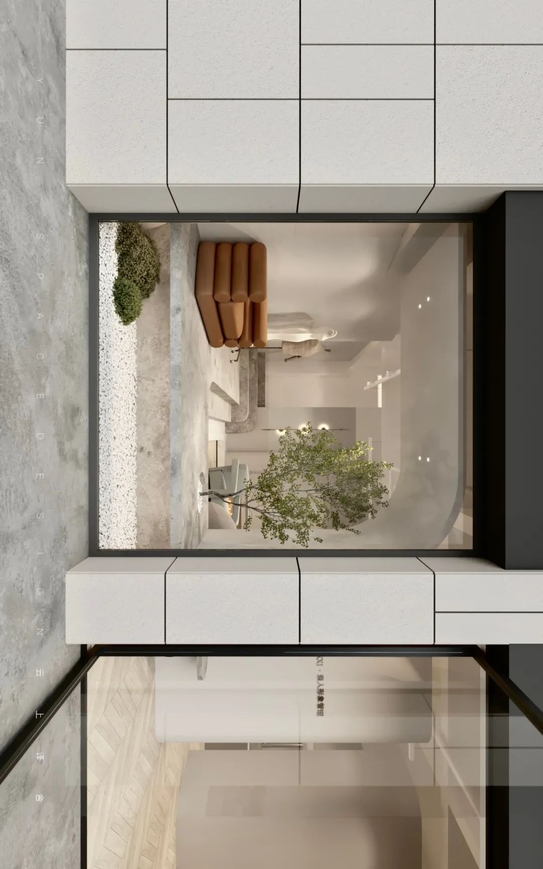 淄博沿街商铺素人形象管理机构设计丨中国淄博丨云上译舍空间设计-9