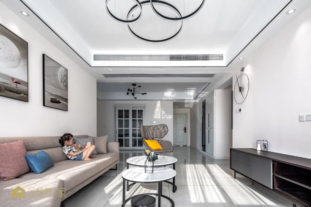 126㎡现代 INS 风婚房,简约优雅,多功能书房,生活美学新定义!-26