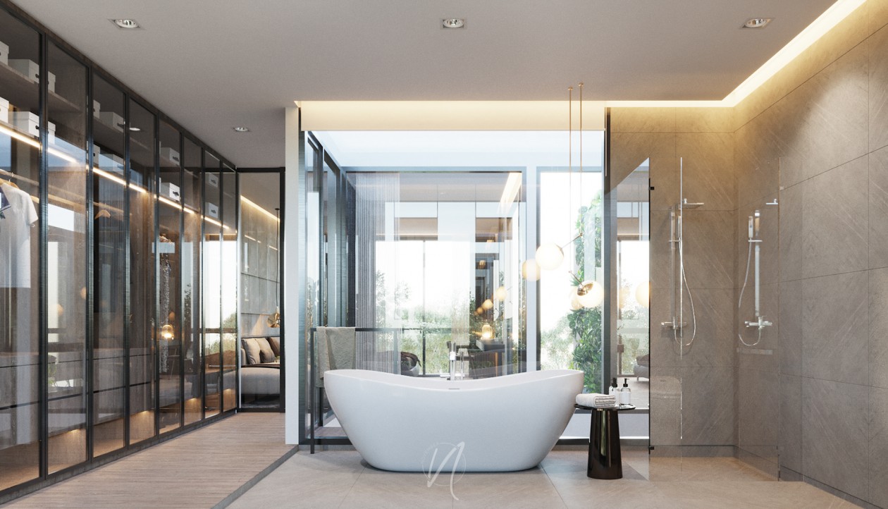 泰国，联排别墅效果图+完工实景！-23