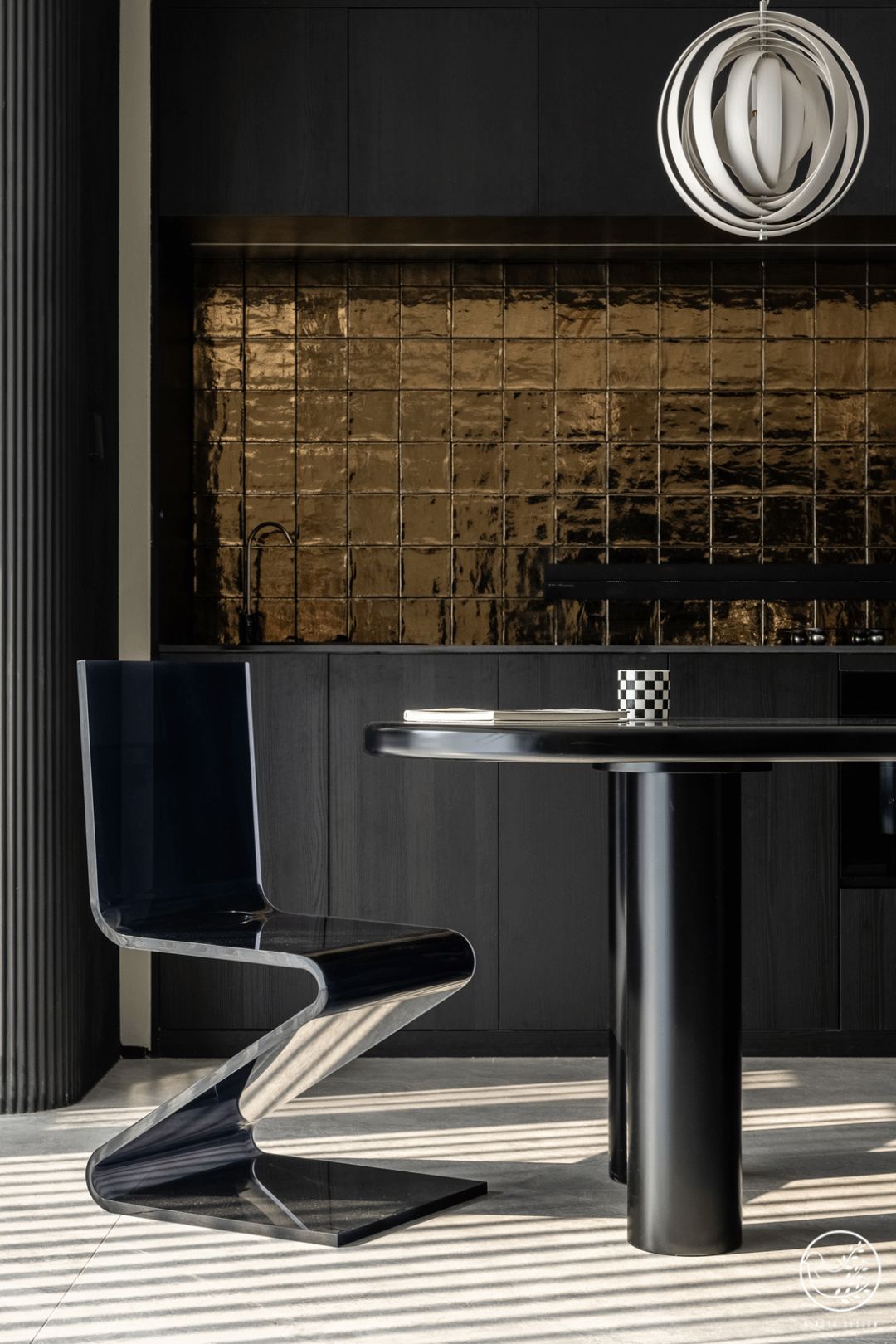 黑白圆舞曲 · 成都金牛区精致酷家居设计丨中国成都丨清羽设计-35