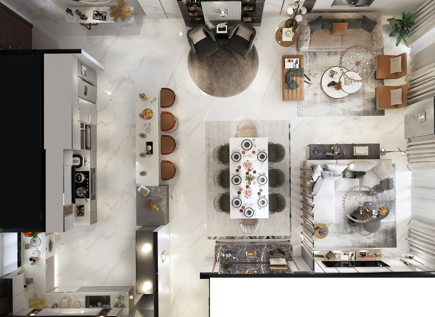 APARTMENT@THE NEW CAPITAL 接待处设计丨Eng omneya Hamed-21