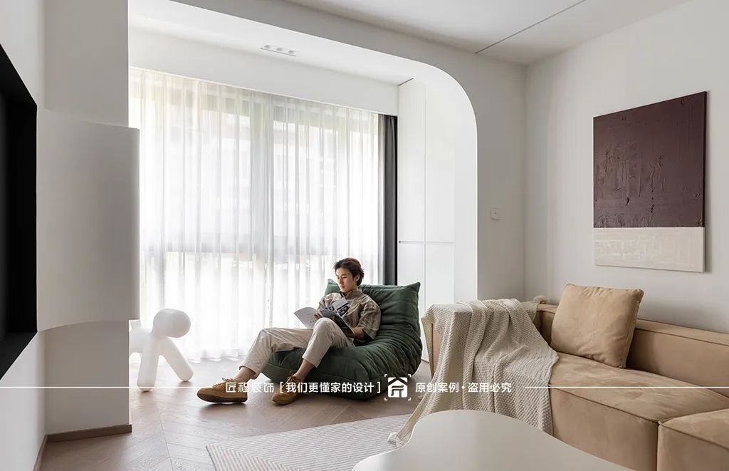 素·静 · 90㎡现代极简风格的诗意生活丨匠程装饰-23