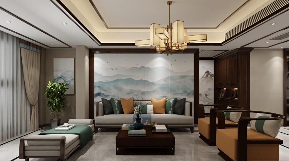 吉首溶江小区新中式全案整装设计-26