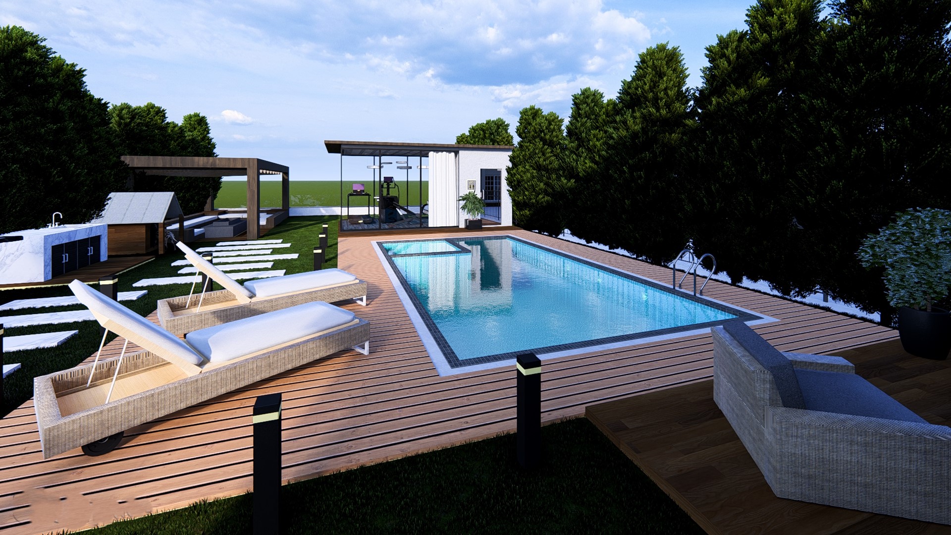 Private Villa in Karma Compound/Sheikh Zayed - Exterior-5