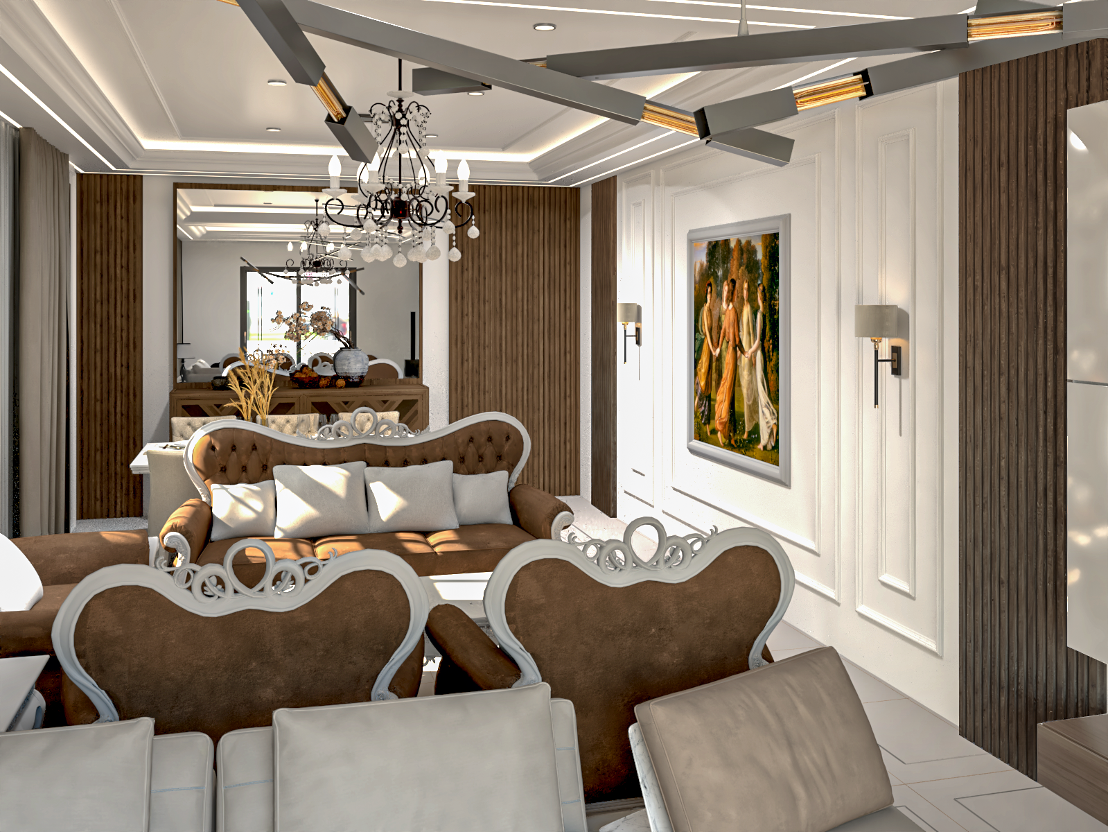 Modern Classic Apartment Interior Design-3