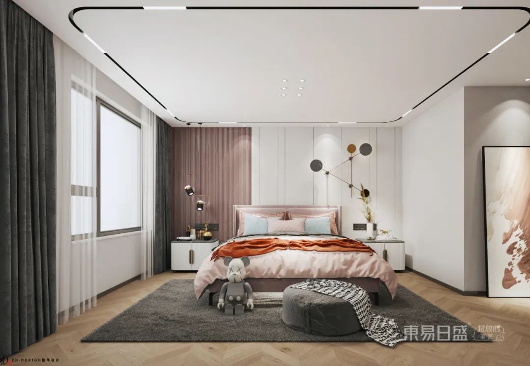 400㎡轻奢灰色私宅,家的乌托邦丨东易日盛-48