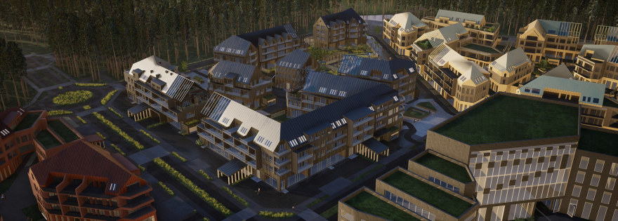 高密度和低层多功能木结构住宅区丨波兰比得哥什丨Damian Dominiczak-117