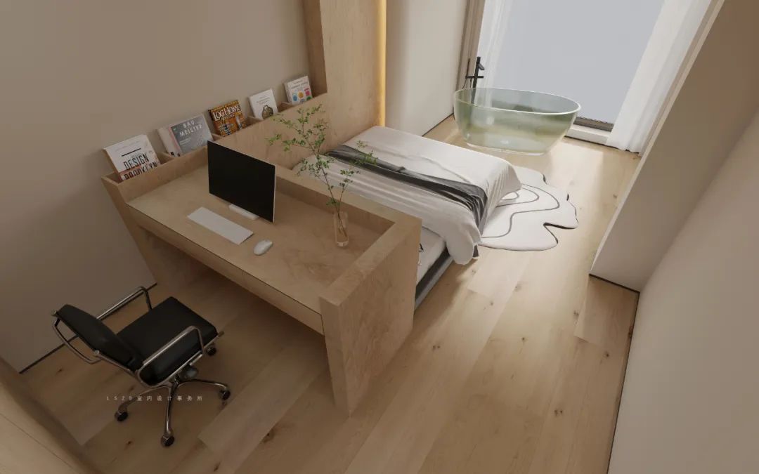 现代复古的百捷御府闲居设计丨LSZ·D 室内设计事务所-23