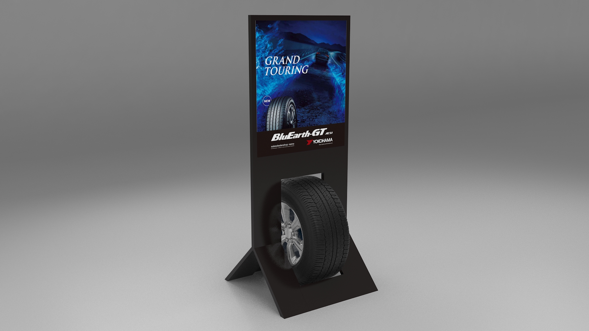 YOKOHAMA 轮胎架设计-12