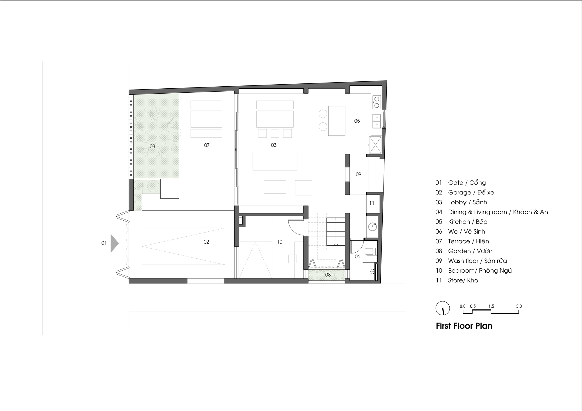 奉山屋丨越南丨Dom Architect Studio-14