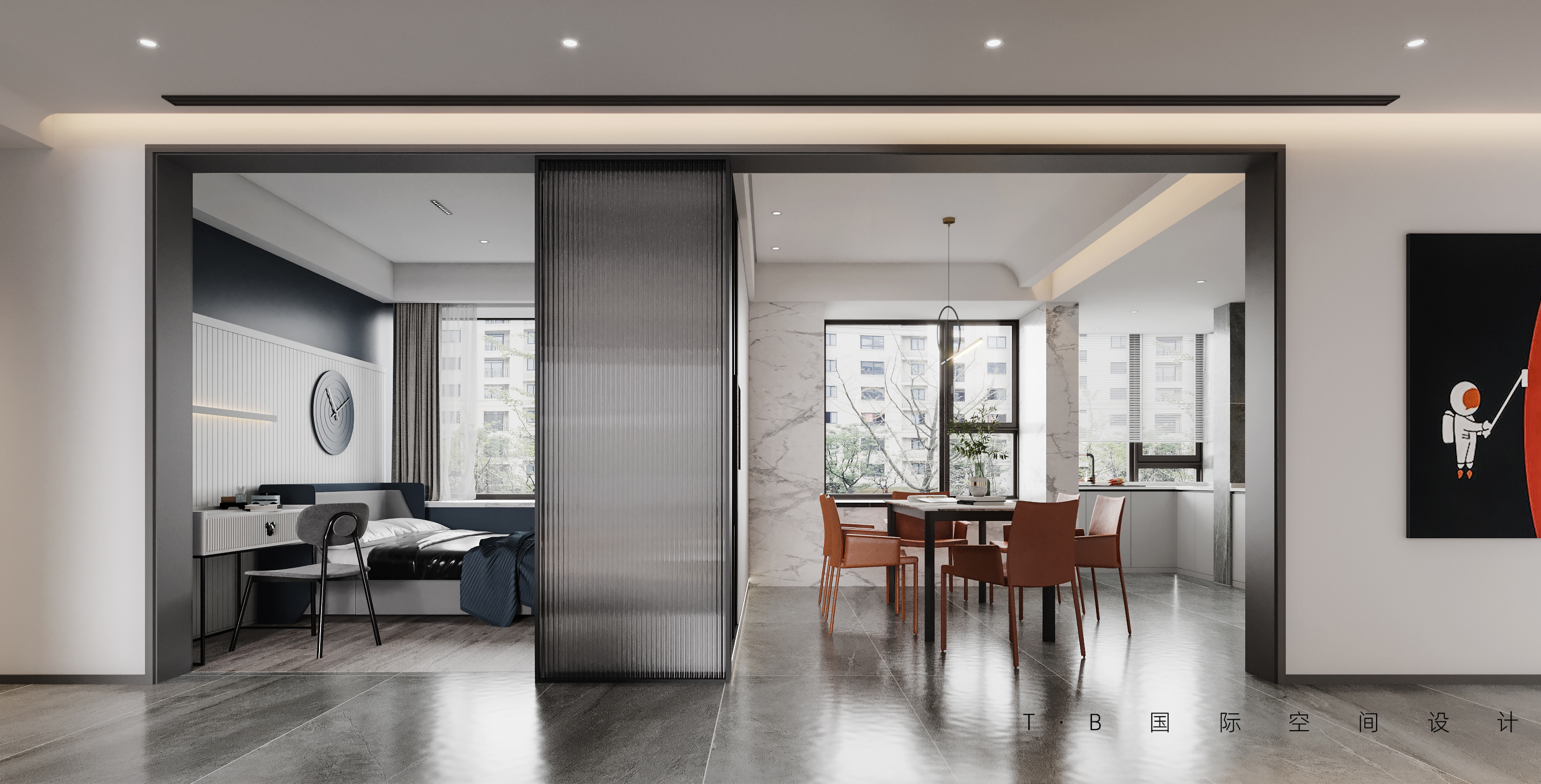 简约魅力,南通 131㎡现代蜗居设计丨中国南通丨T·B 国际空间设计-21