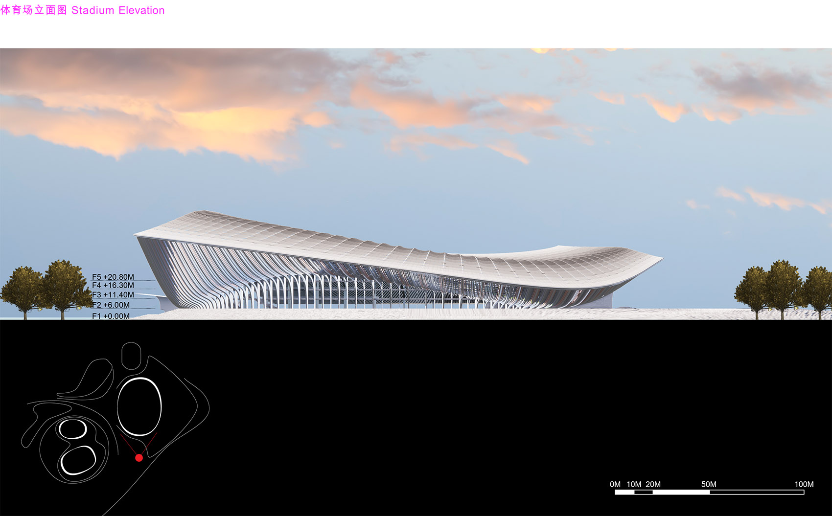 粤港澳大湾区体育中心即将完工 / Zaha Hadid Architects-93