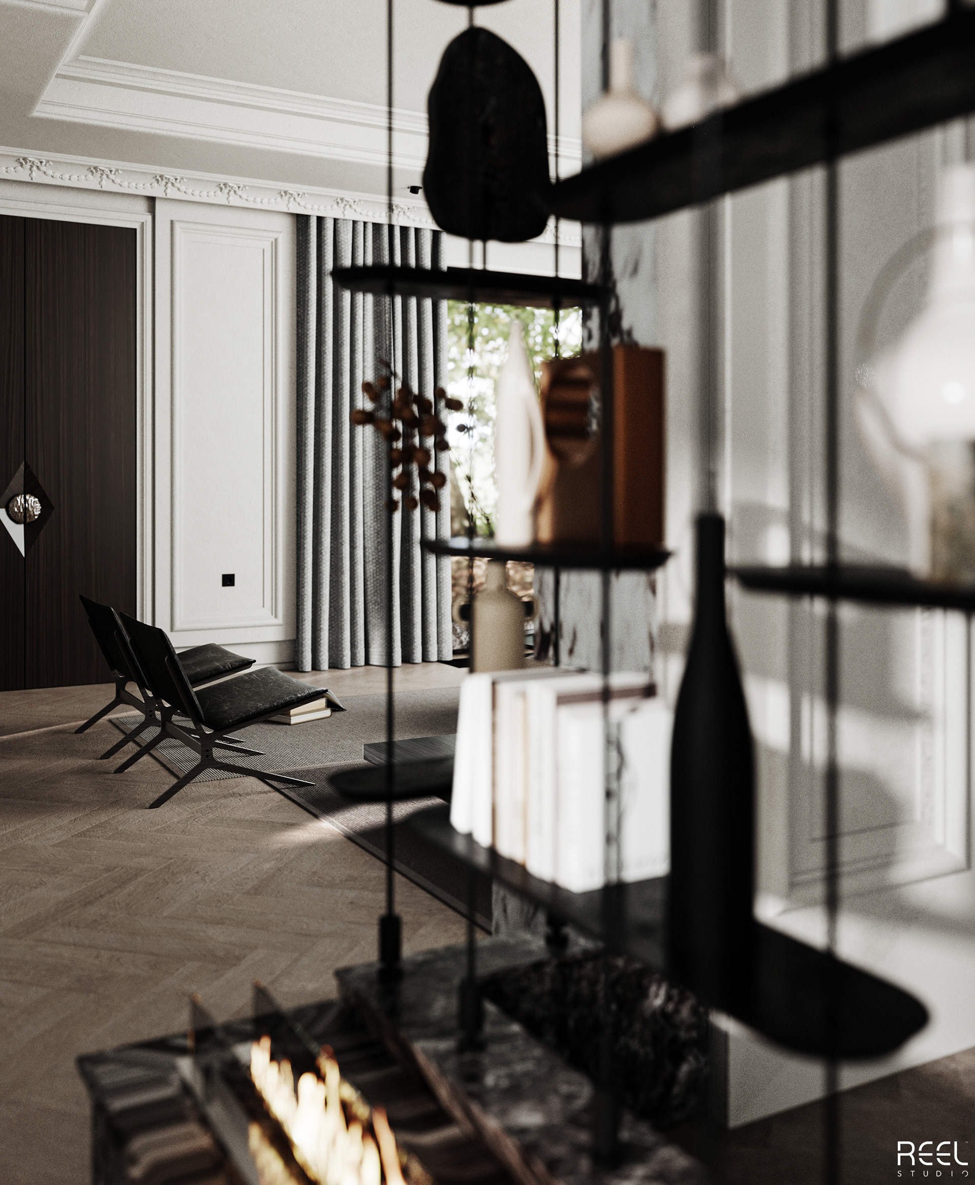 Living & Dinning Room 室内设计丨沙特阿拉伯丨Reel Studio-11