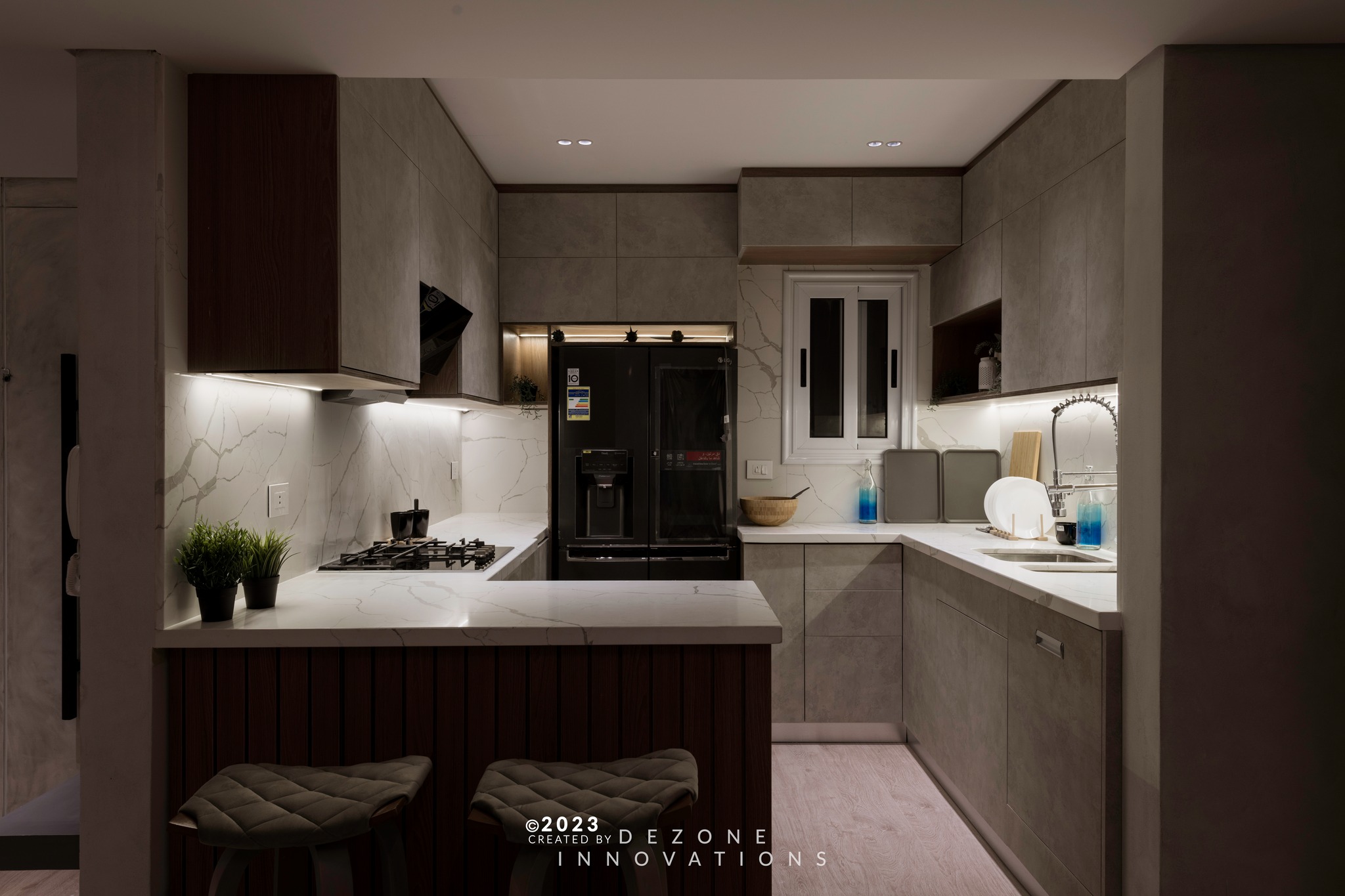 Madinaty 公寓接待处丨Dezone innovations-9