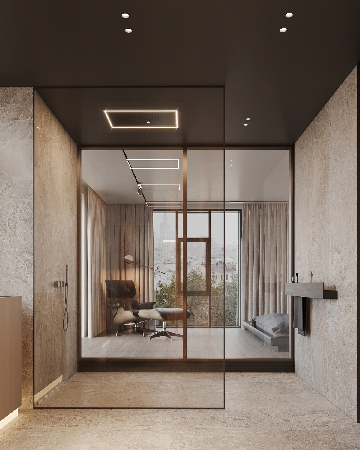 简洁纯粹的挑空别墅丨乌克兰基辅丨ArtPartner Architects-47