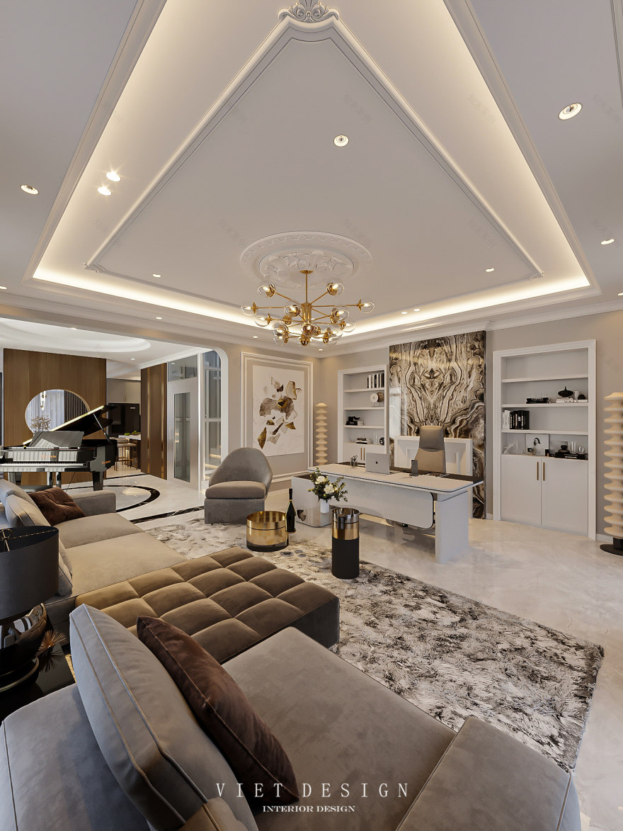 黄金别墅丨VIET Design-8