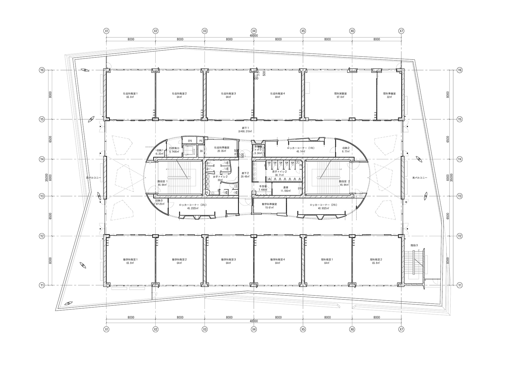 大阪学院大学高等学校丨日本大阪丨Atsushi Kitagawara Architects-50