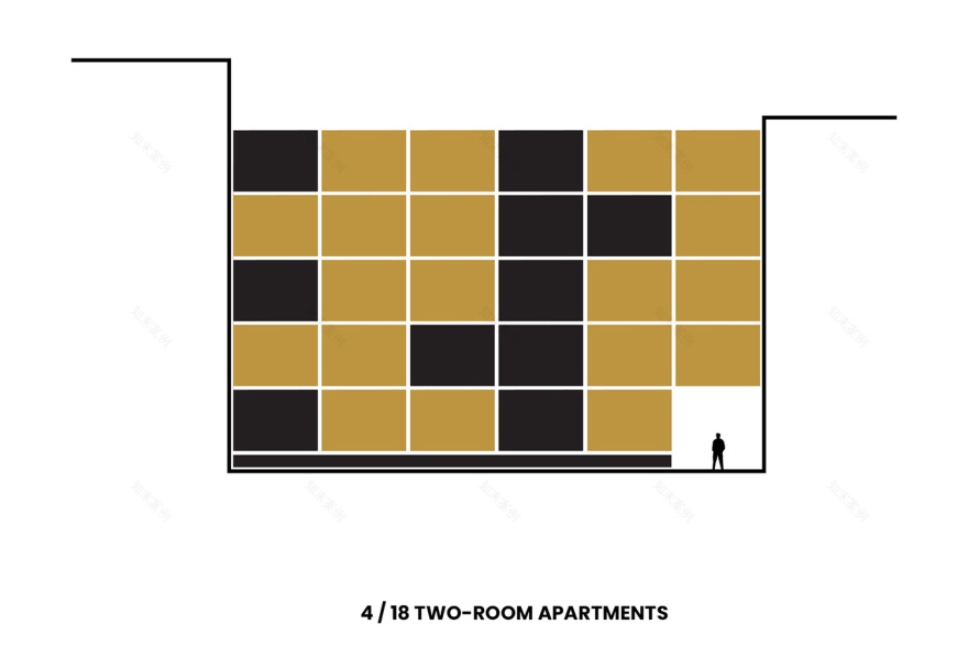 哥本哈根独特黑白建筑,青年住宅新地标-43
