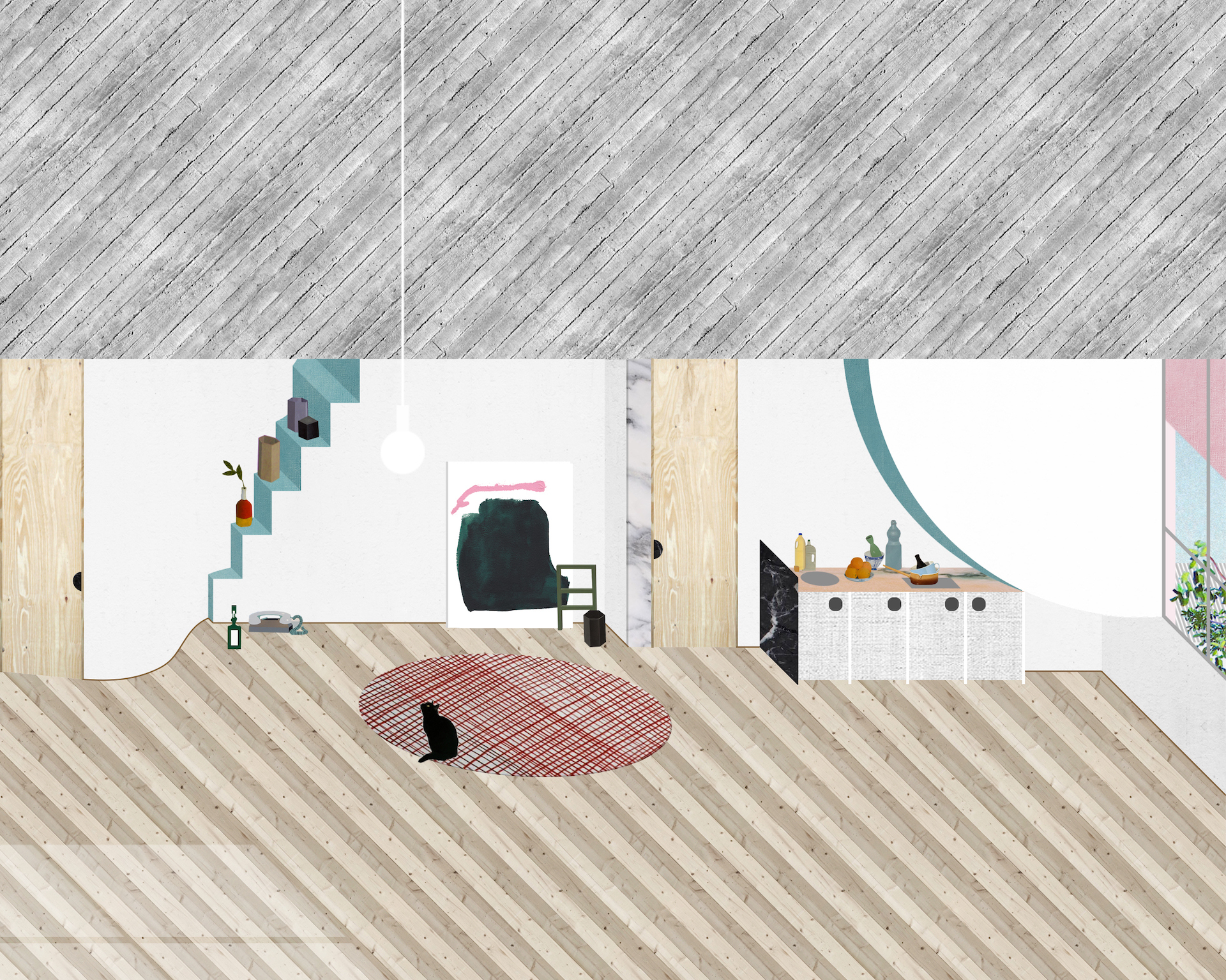 带有粉色烟囱的房屋丨葡萄牙波尔图丨fala-18