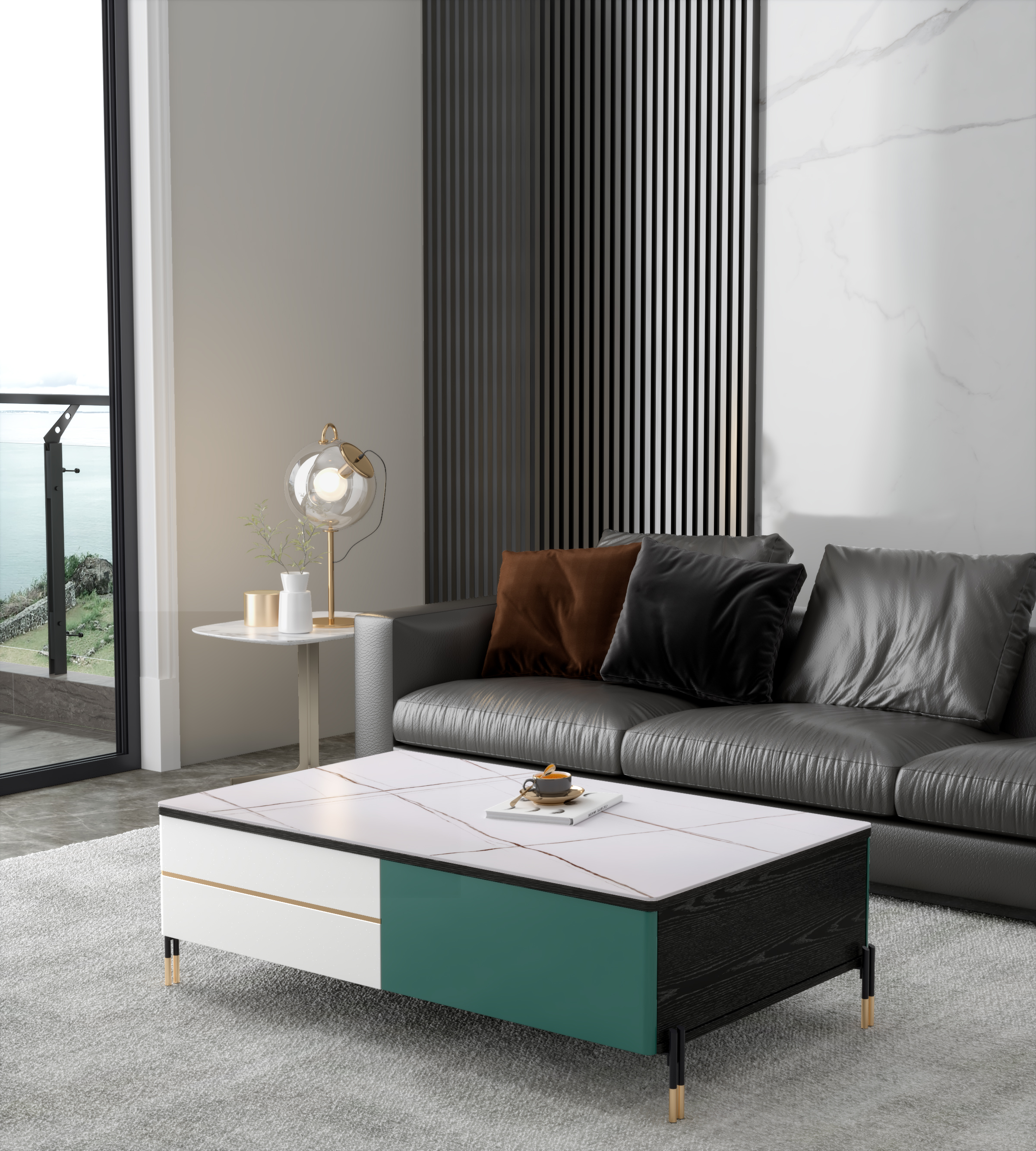 电商电视柜茶几，3DMAX2019、PScc2019、VARY4.1室内设计案例-5