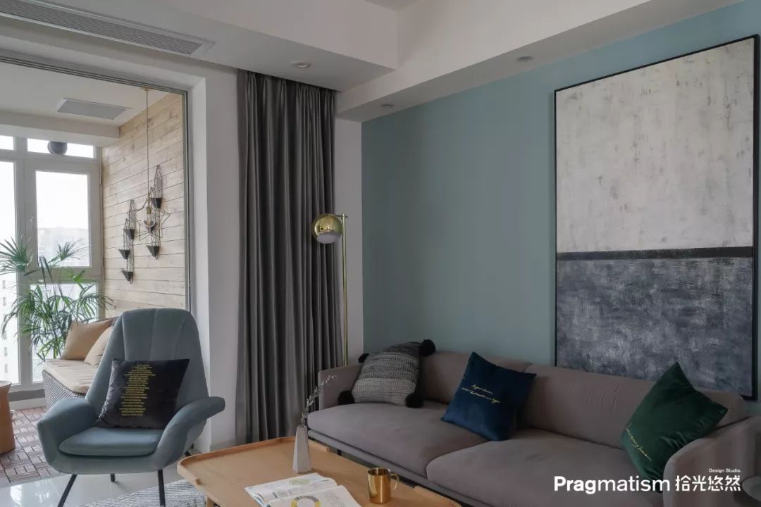 150㎡二手房逆袭，北欧复古风助新人打造专属爱巢-39