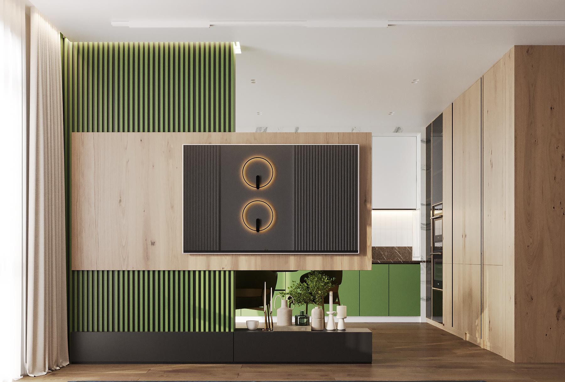 Кухня-гостиная ЖК Прагма City-2