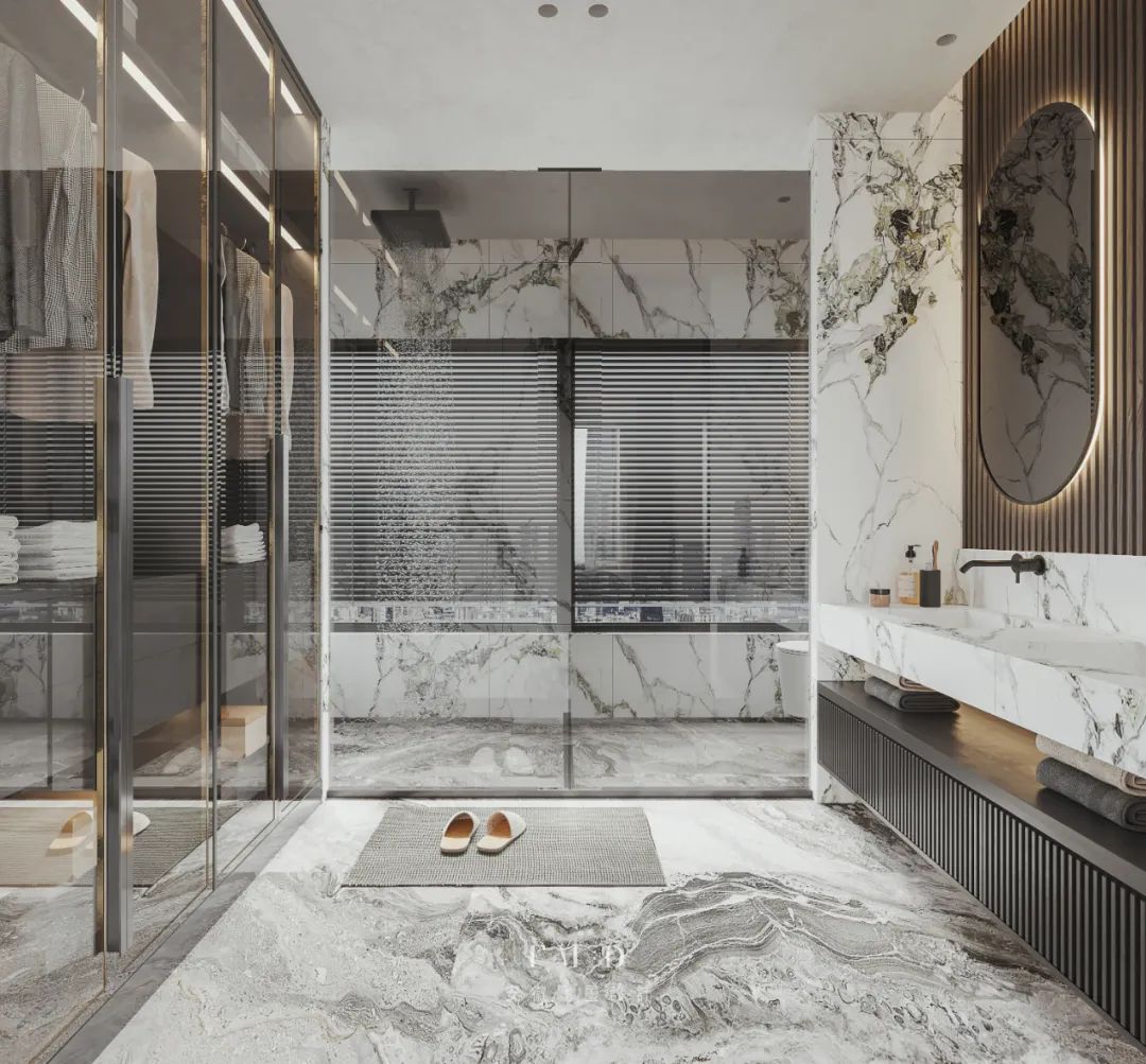 铂悦天汇 190㎡意式轻奢大平层丨飞墨云端组-40