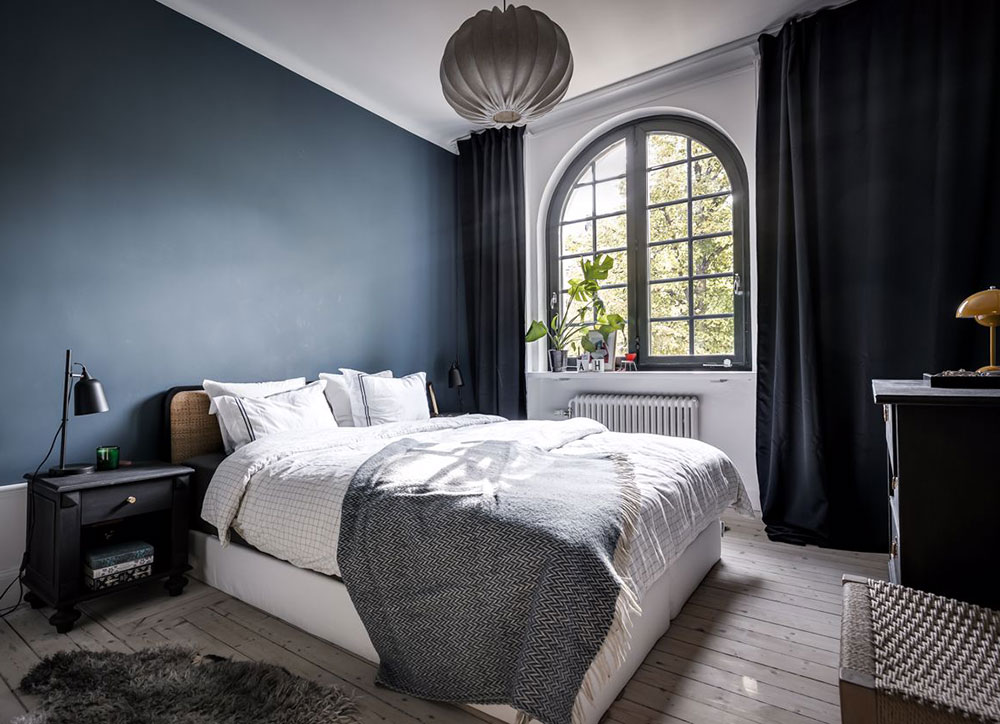 瑞典 73 平米公寓的色彩艺术-17