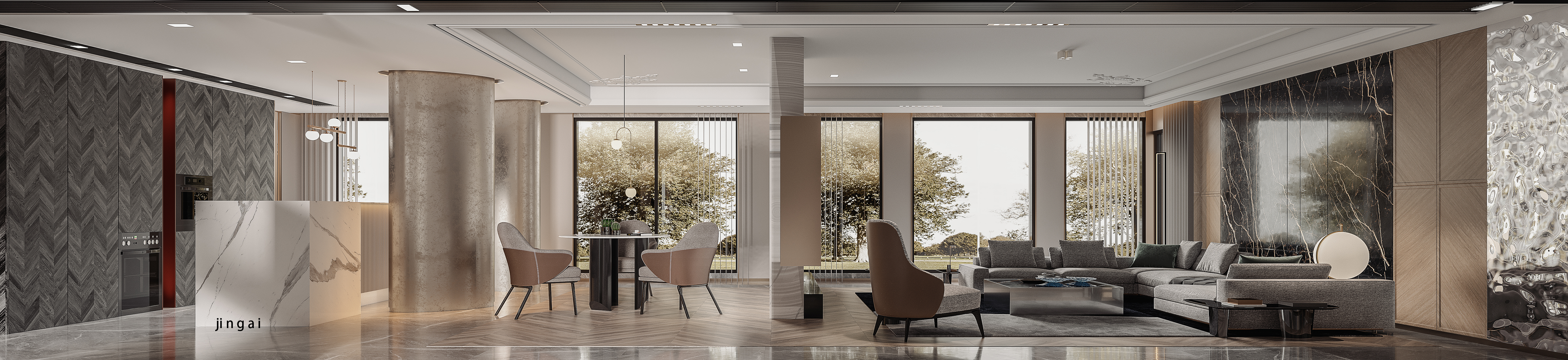 豪华大宅的 CR 渲染魅力-6