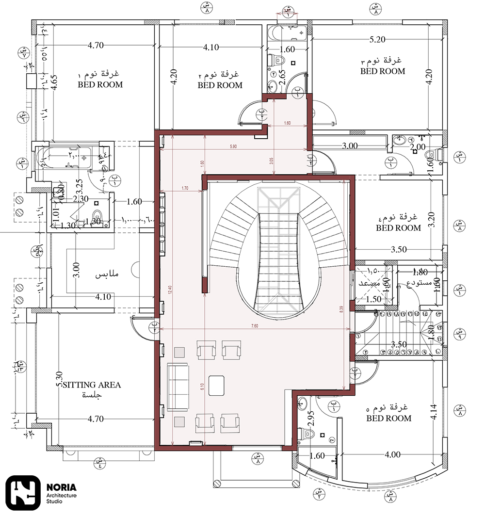 别墅接待厅丨沙特阿拉伯-5
