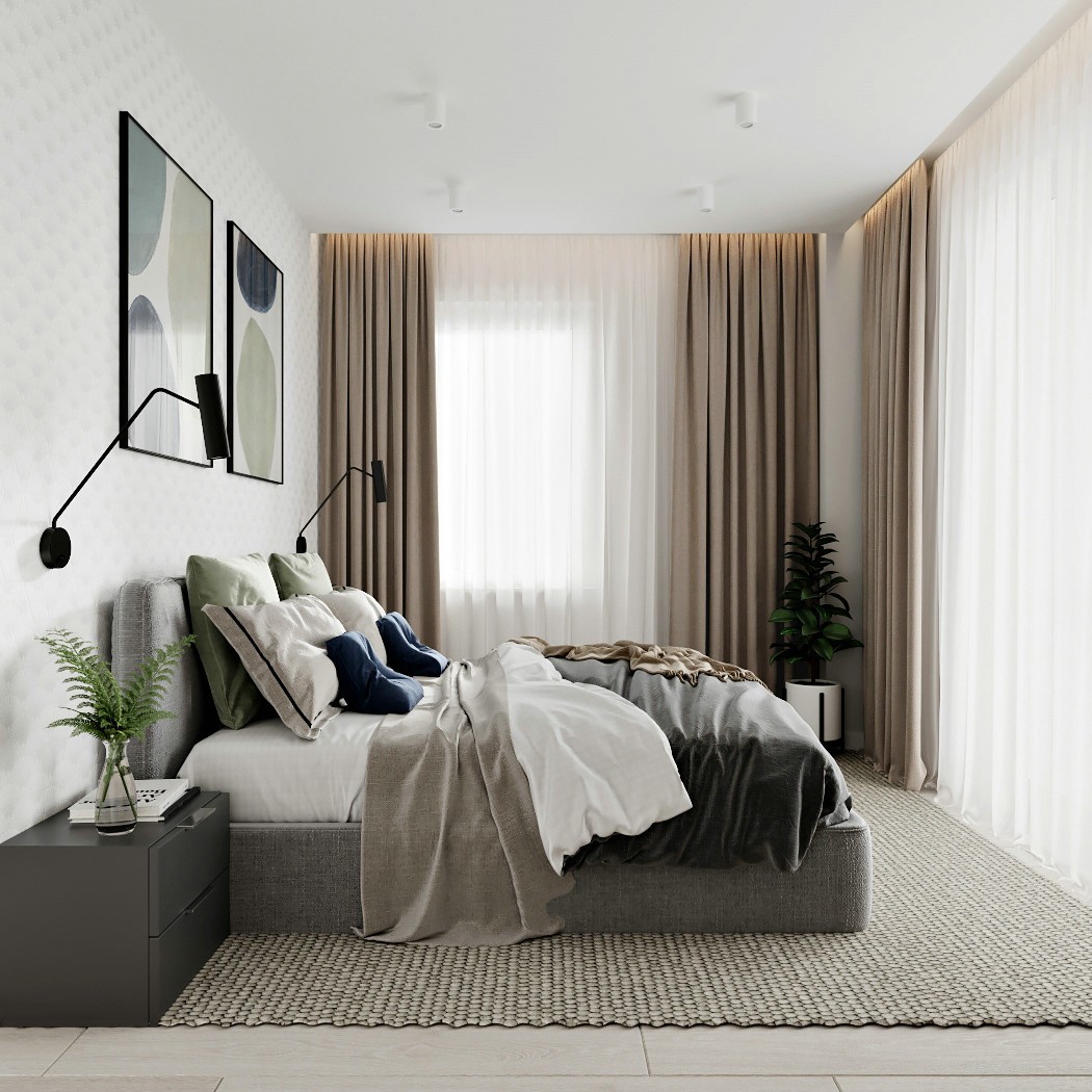 90平 现代简约，功能合理！-16