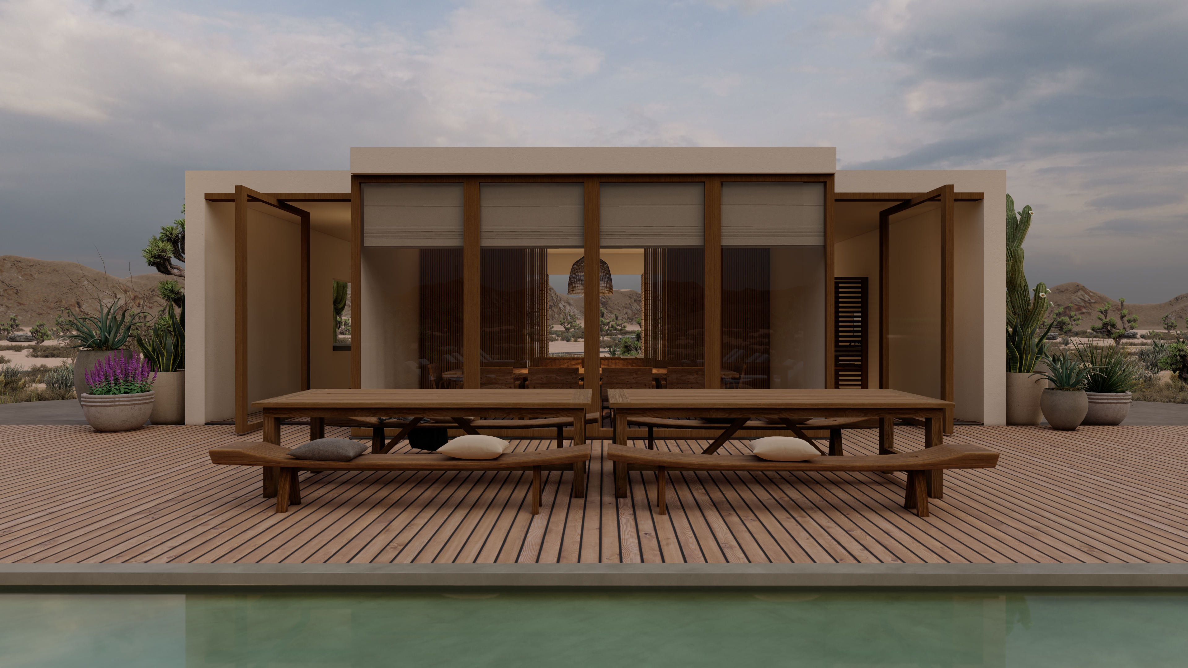 Glamping 概念设计与 3D 渲染丨美国加利福尼亚丨Elisa Felisatti-9