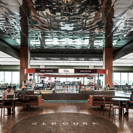 ST. ALi Kiosk Melbourne Airport by Jackson Clements Burrows Architects | Australian Interior Design Awards-11