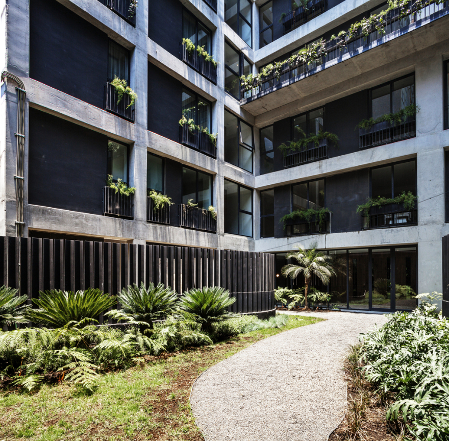 墨西哥城 BP 塔 · 开放,绿色,共享的生活空间-17