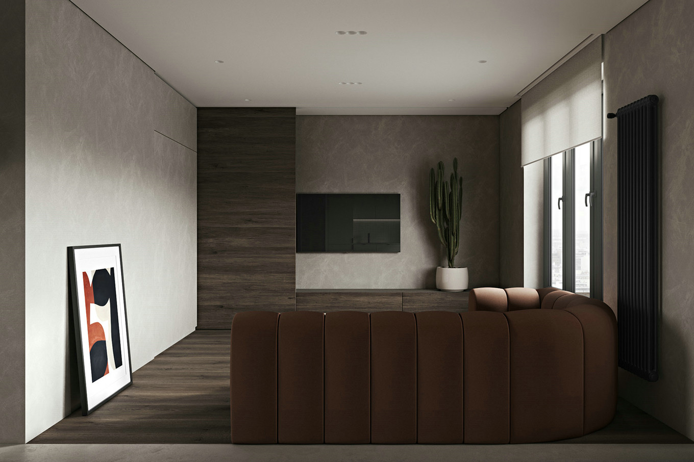 原色质感生活，现代居所演绎材质交融之美-1