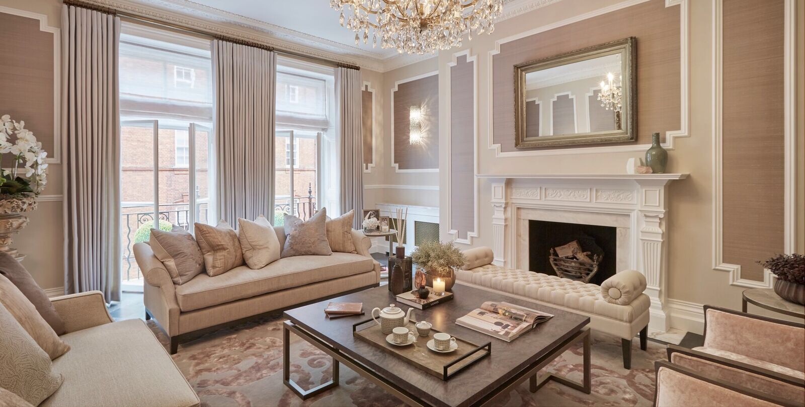 Sophie Paterson作品：Knightsbridge Apartment，引人入胜的优雅-2