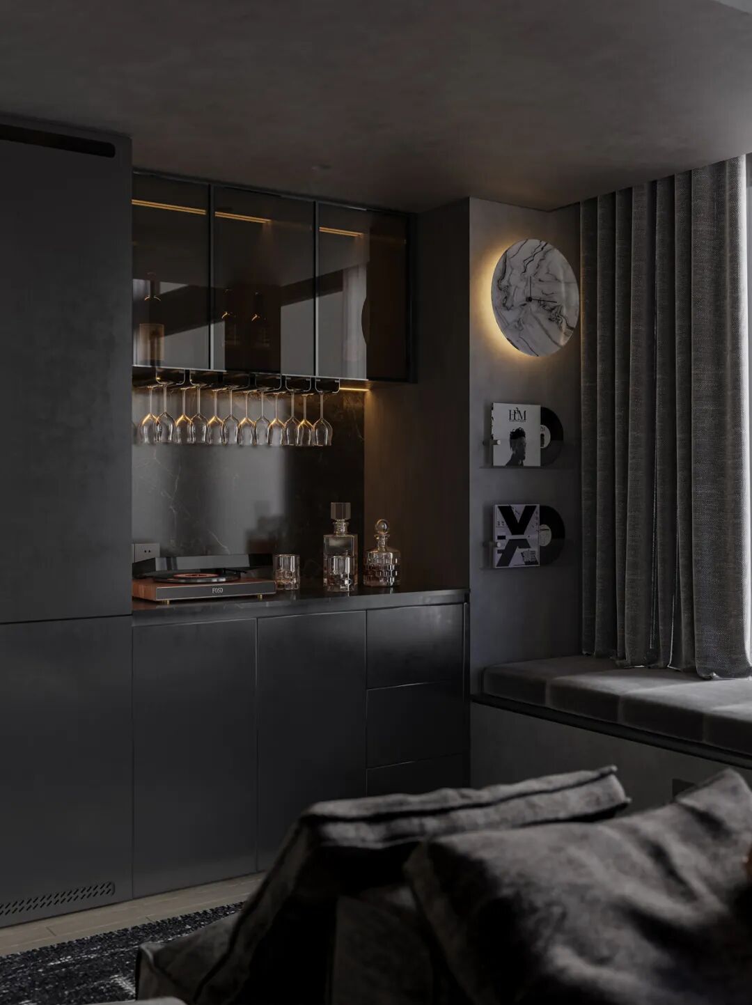 广州越秀天荟江湾Loft公寓丨中国广州丨格梵装饰集团-21