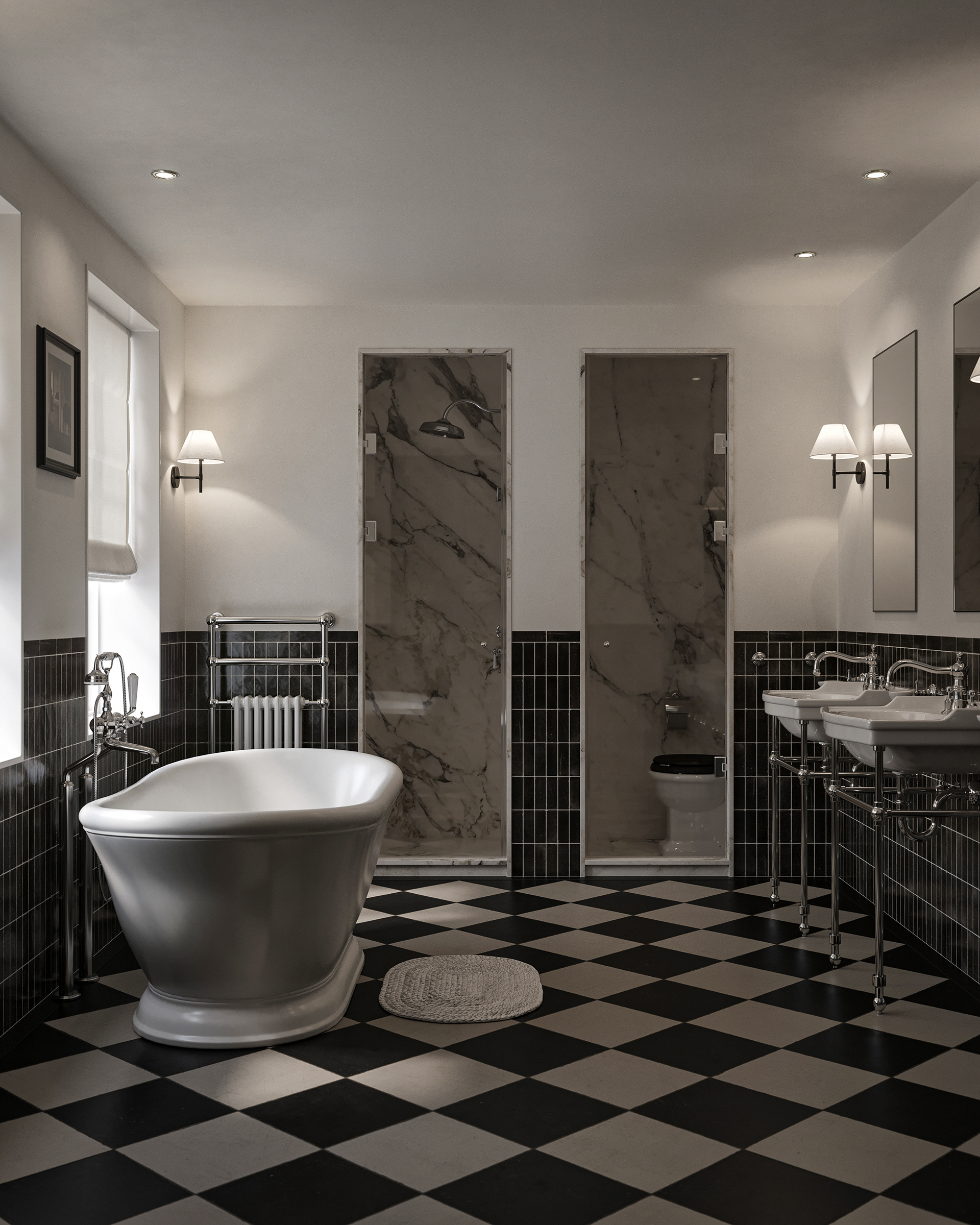 Softly Classic,Naturally Modern浴室设计丨mitter studio-6