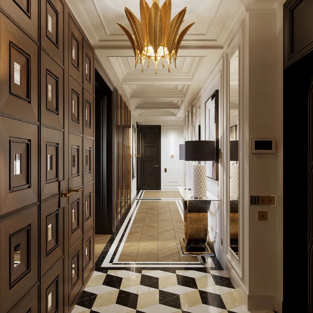 俄罗斯莫斯科 192·4㎡私人豪宅设计丨Julia Design-49