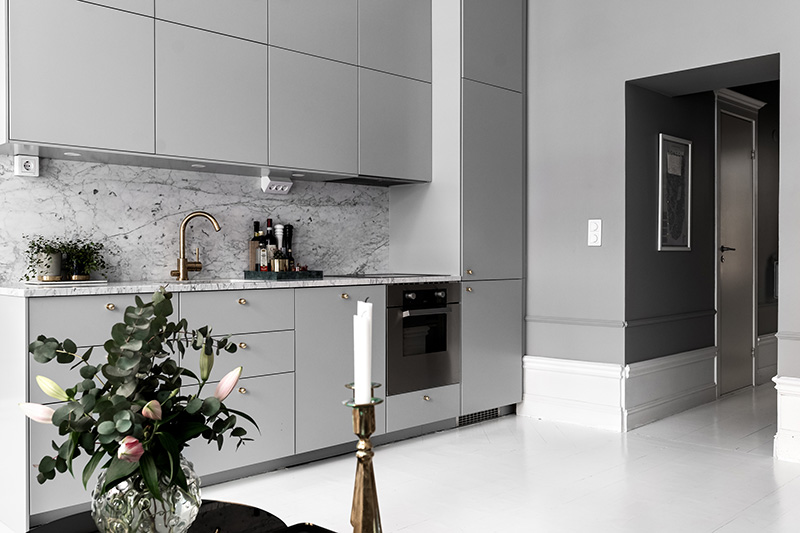 斯德哥尔摩 41 平米灰色调优雅小公寓-9