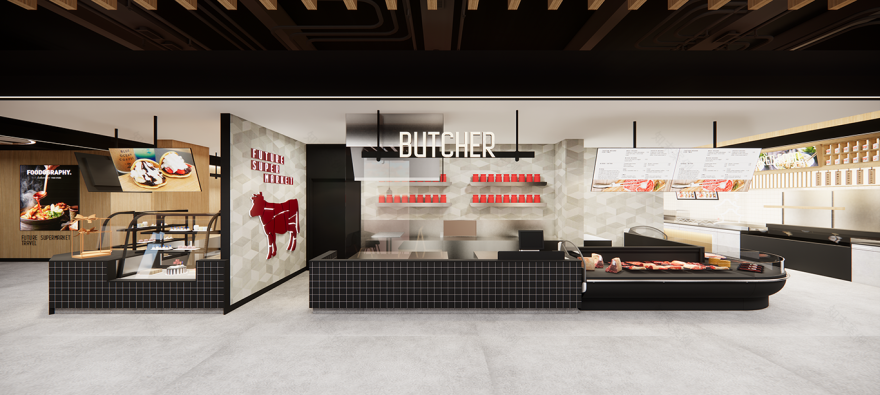 新零售超市设计丨再設計空间事務所-0