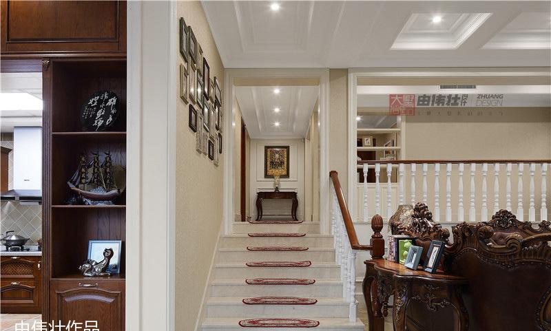 大墅尚品美式风设计 | 温馨舒适，细节尽显贵气与艺术-12