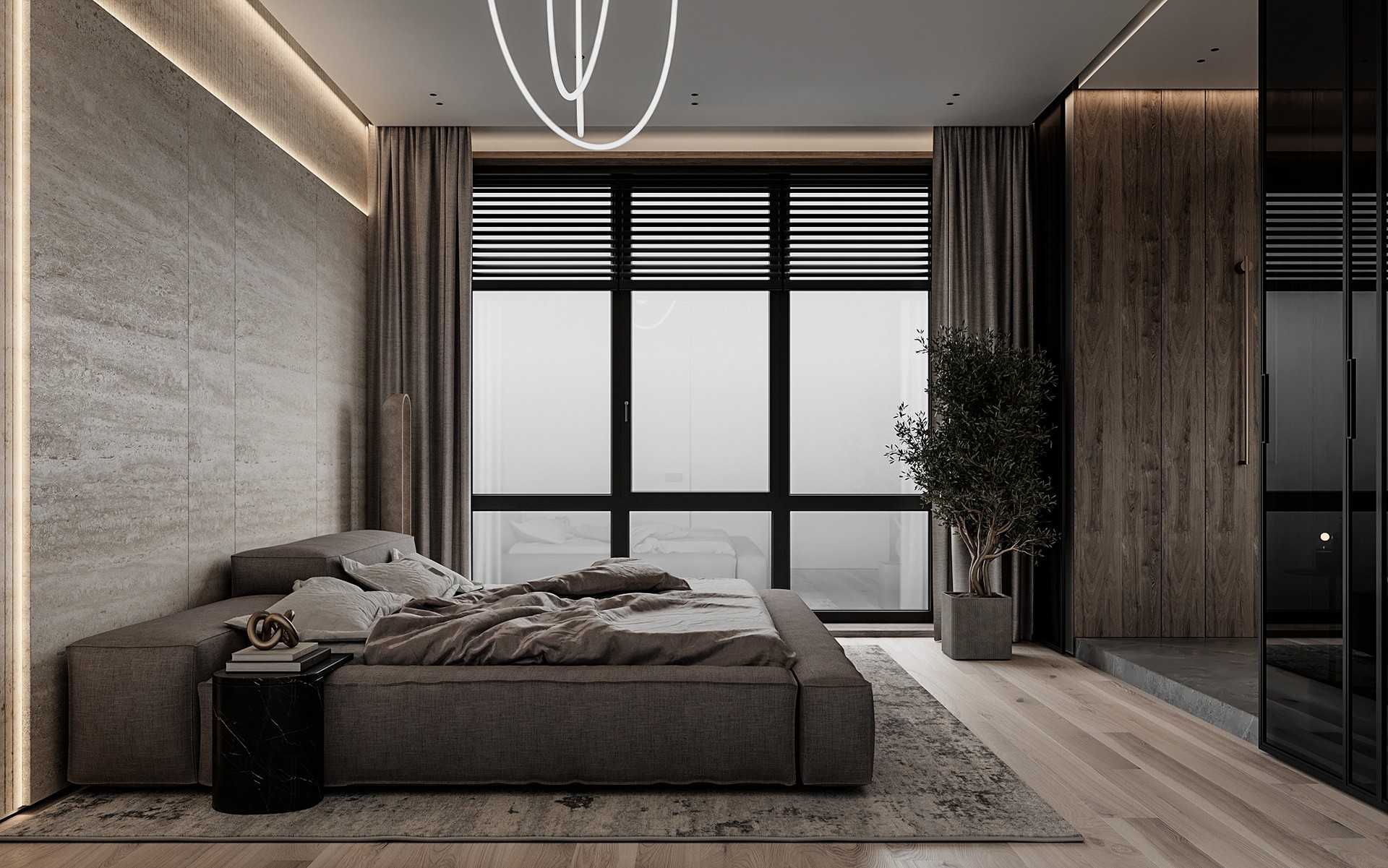 高级灰色系住宅设计-19