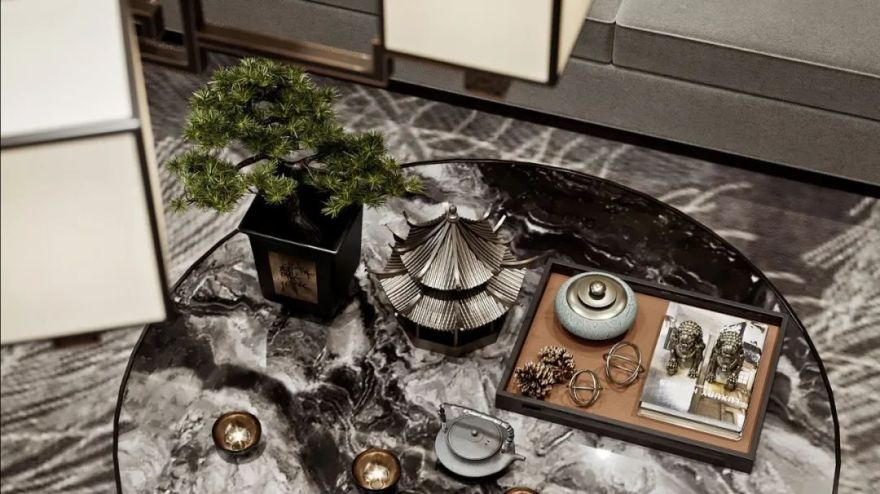 新中式风格丰泰华园别墅设计,诠释东方意境之美-61