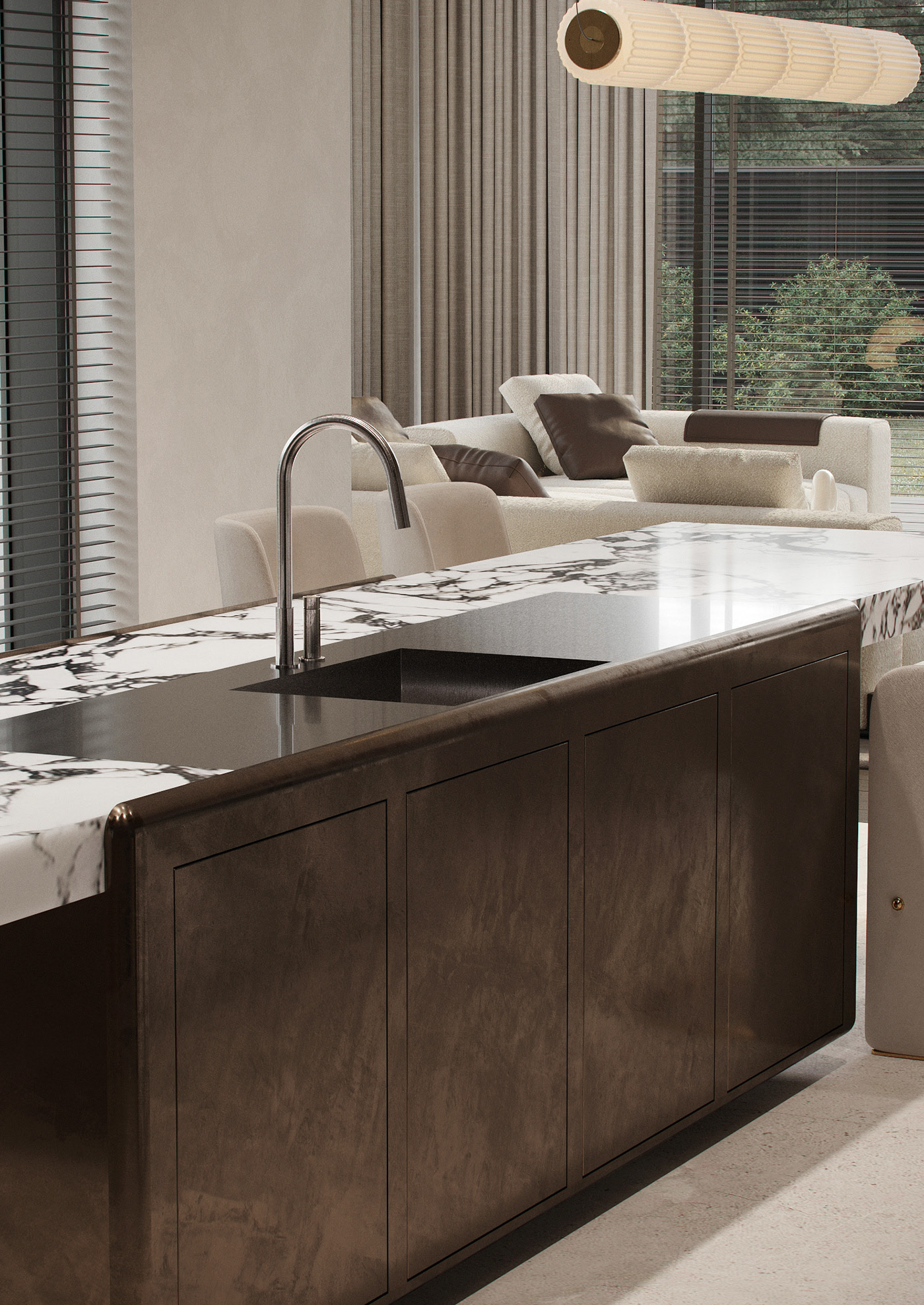 620平 别墅空间设计，简约舒适！-12