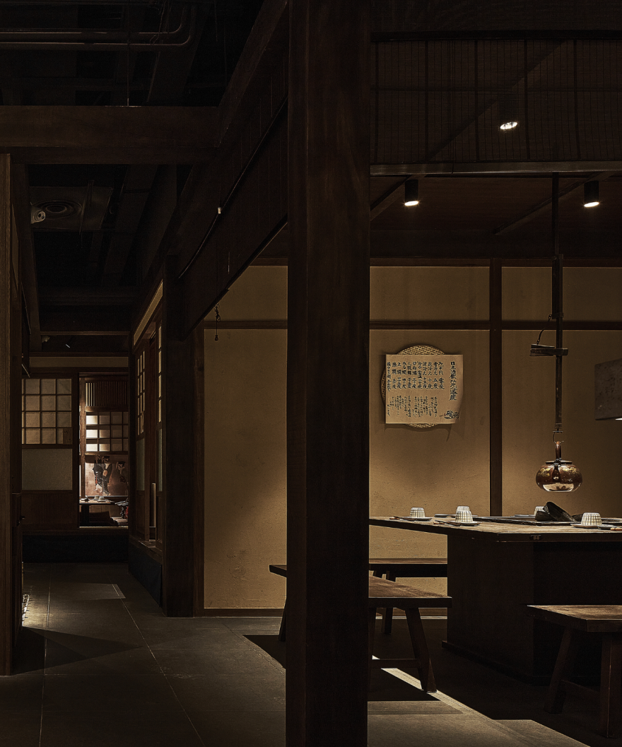 飞鸟日料居酒屋丨中国丨黑珍珠空间设计事务所-31